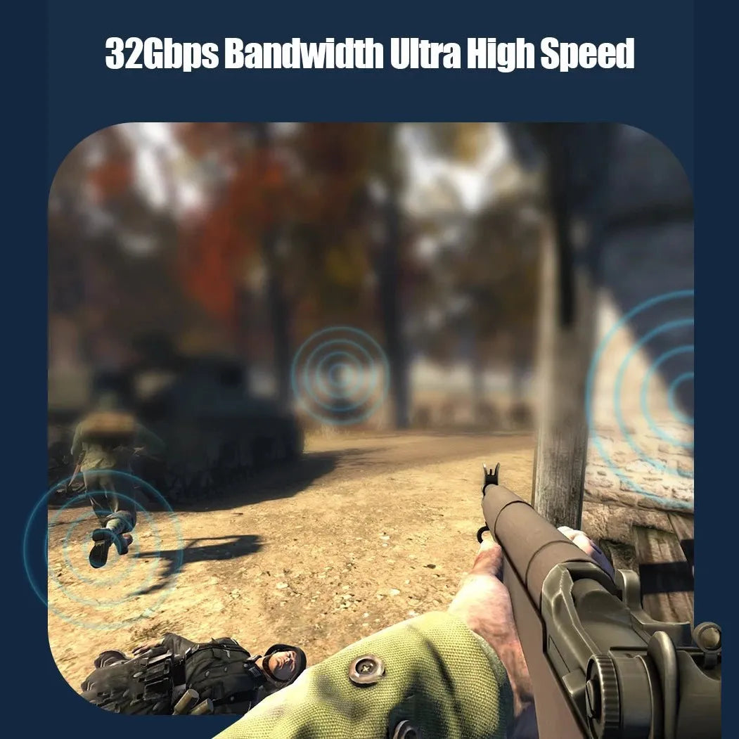 2022 New DP 1.4 Cables Displayport to DP to mini DP Support 8K 60Hz 4K 144Hz/120Hz 2K 165Hz 32.4Gbps HDR video cable - SIKAI CASE