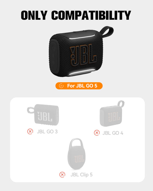 SikaiCase Silicone Case for JBL Go 5 Portable Speaker