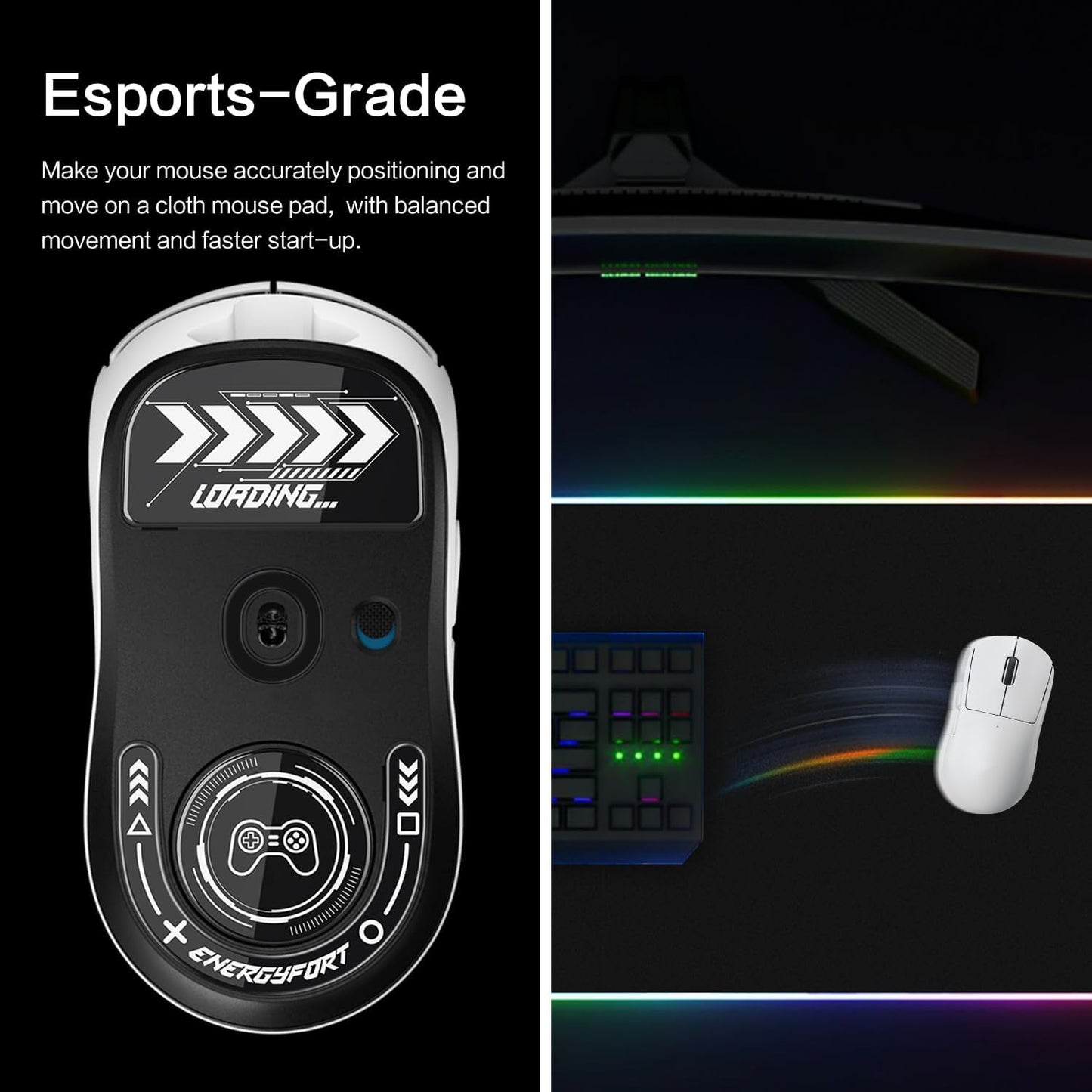 Mouse Feet Skates for Logitech G Pro X Superlight 2 Wireless Gaming Mouse, Rounded Curved Edges Flawless Glass Mouse feet Replacement, Super Fast Smooth and Durable Sole