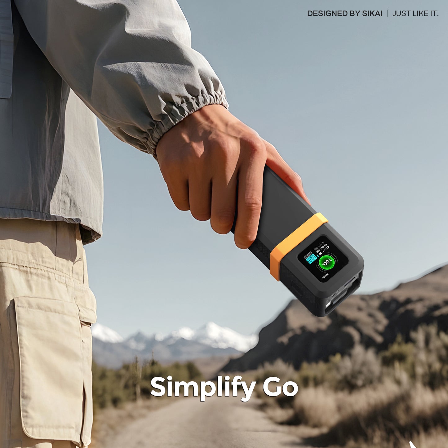 SikaiCase Silicone Case for UGREEN Nexode Power Bank 20000mAh 165W with Retractable USB-C Cable