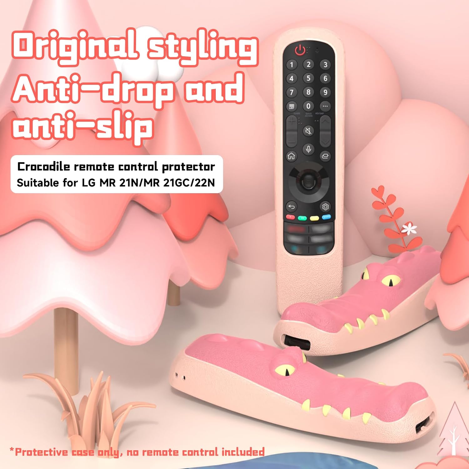 Silicone Remote Case Compatible with LG MR21GA/MR23GN MR22GA OLED Smart TV Magic Remote,Shockproof Protective Cover for 2021-2023 LG Magic Remote Cover with Loop LG TV Remote Cover SIKAI CASE