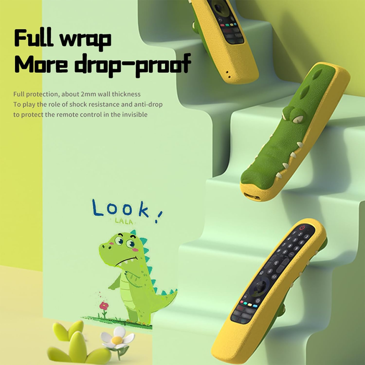 Silicone Remote Case Compatible with LG MR21GA/MR23GN MR22GA OLED Smart TV Magic Remote,Shockproof Protective Cover for 2021-2023 LG Magic Remote Cover with Loop LG TV Remote Cover SIKAI CASE