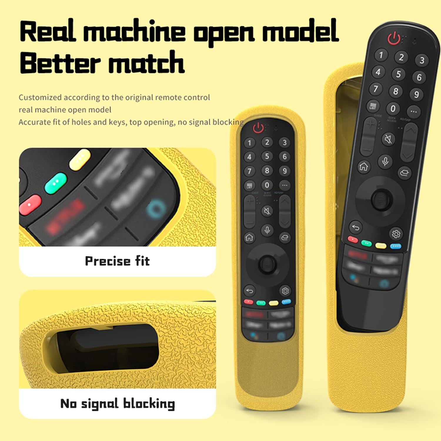 Silicone Remote Case Compatible with LG MR21GA/MR23GN MR22GA OLED Smart TV Magic Remote,Shockproof Protective Cover for 2021-2023 LG Magic Remote Cover with Loop LG TV Remote Cover SIKAI CASE