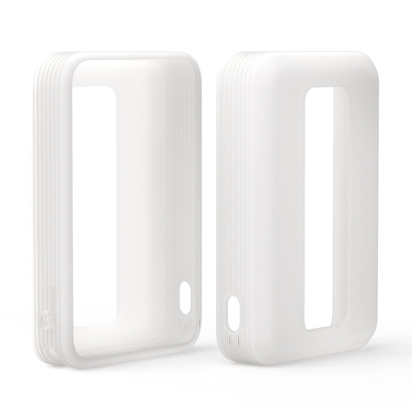 Front and back view of transparent silicone case for Anker A1685