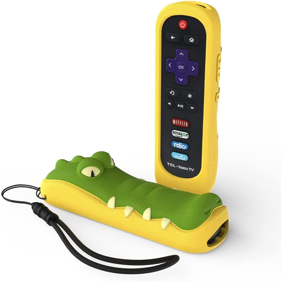 SIKAI Silicone Shockproof Cover for TCL Roku RC280 Remote - Compatible with Roku 3600R, Skin-Friendly, Anti-Lost