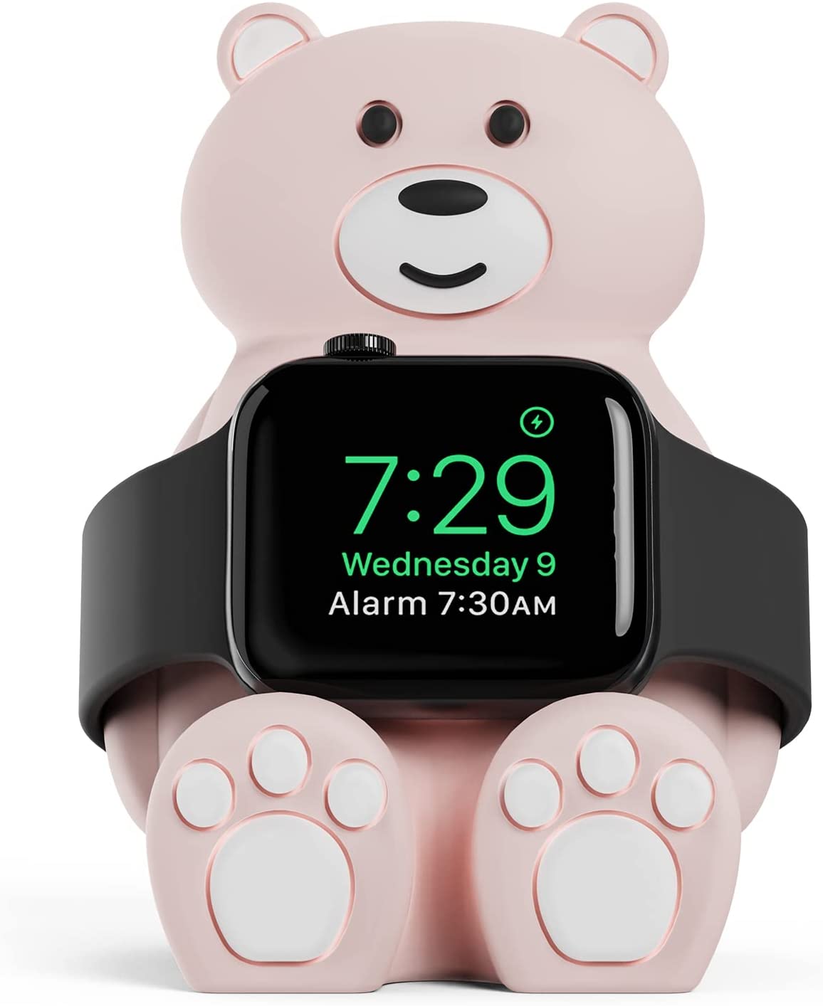 SIKAI Tiny Bear Silicone Watch Stand Station for Apple watch Series 9 8 7 6 5 4 3 2 1 SE1 SE2