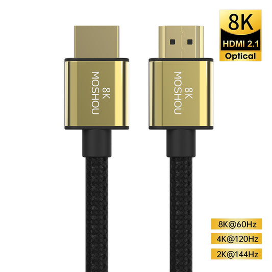 HDMI 2.1 Cable 8K 60Hz 4K 120Hz 48Gbps HDMI Splitter Cables eARC HDR10+ Video Cable HDMI2.1 Cable for TV box PS5