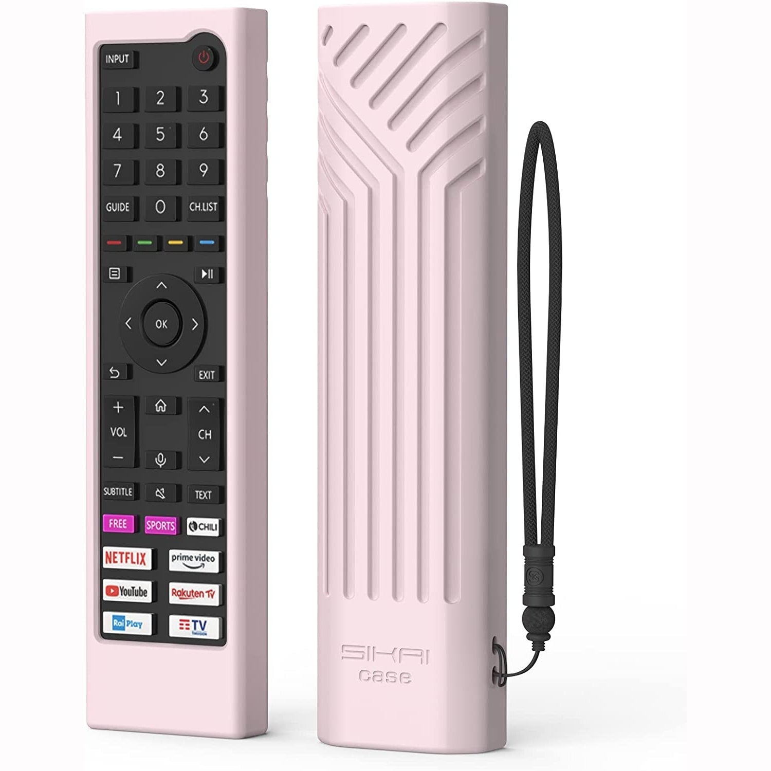For Hisense TV Remote Control Protective Cover Compatible with Hisense ERF3C80H ERF3C80H(0012) Hisense QLED UHD 4K 2022 TV E78HQ A7GQ A6BG Remote Cover ERF3B80H ERF3D80H ERF3E80H,Anti-Slip Shell SIKAI CASE