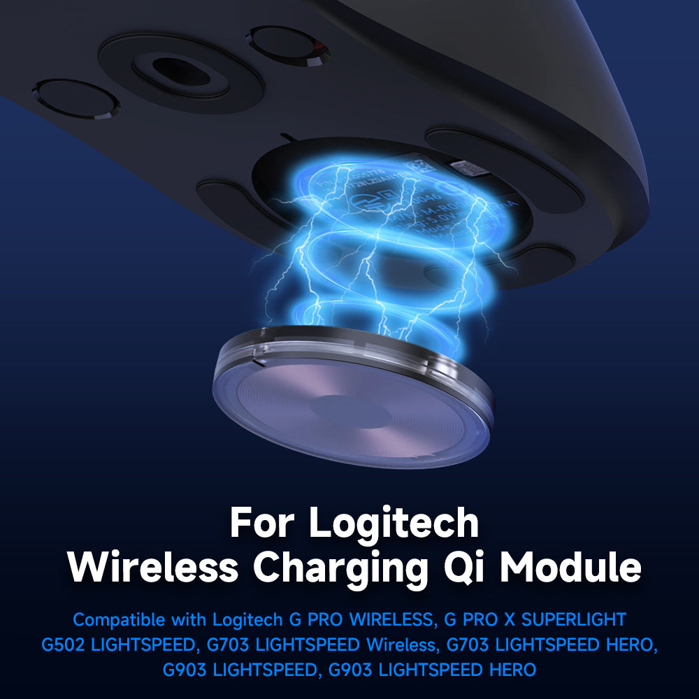 Gaming Mouse Wireless Charger QI Module Base For Logitech G502 G703 G903 G Pro X Shell GPW Wireless Magnetic Mouse Accessories SIKAI CASE