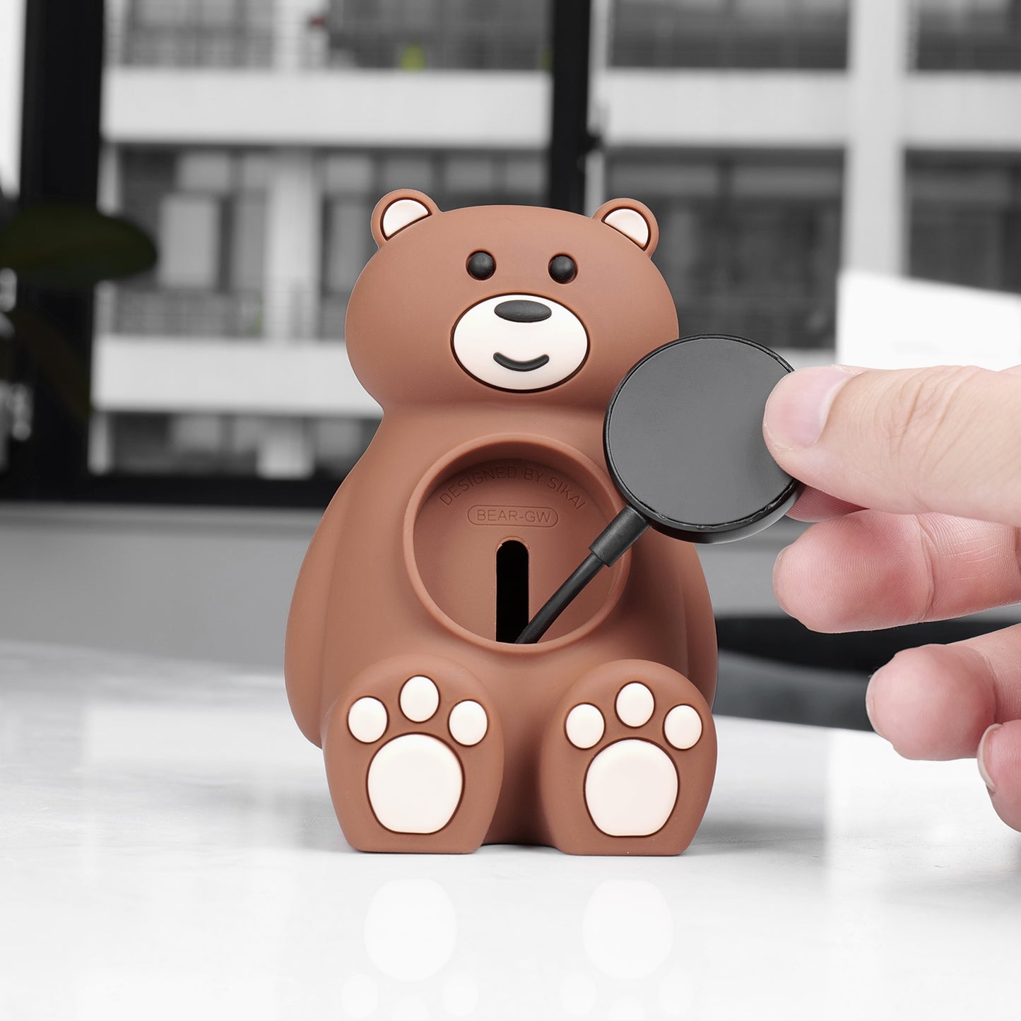 SIKAI Bear Slicone Case for Samsung Galaxy Watch 4 3 Active 2 SIKAI CASE