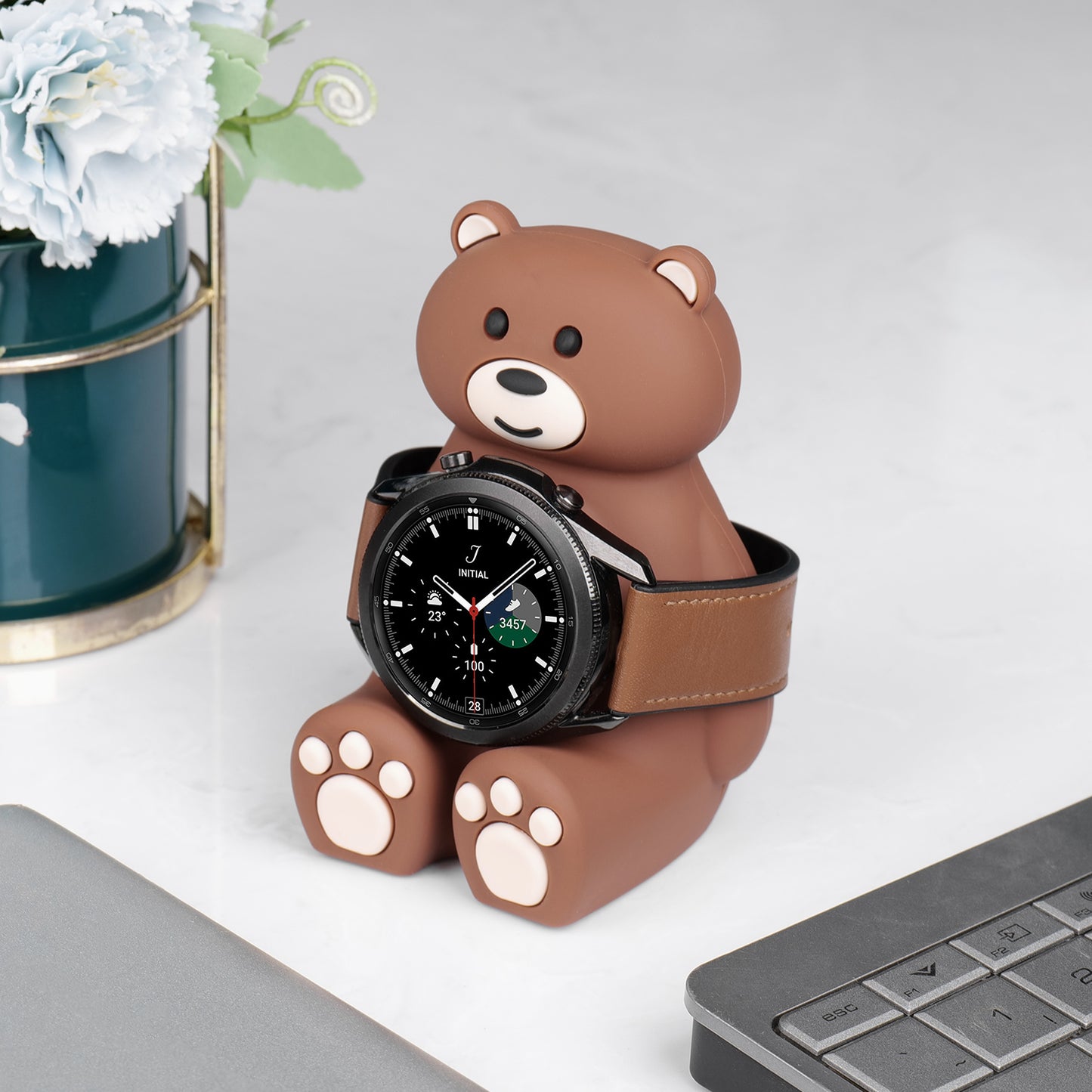 SIKAI Bear Slicone Case for Samsung Galaxy Watch 4 3 Active 2 SIKAI CASE
