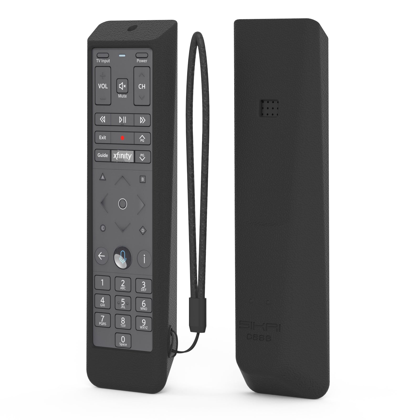 SIKAI Shockproof Silicone Case Cover for XFinity Comcast XR15 Voice Remote, Protective Skin for XFinity X1 Xi6 Xi5 XG2 TV Remote, Skin-Friednly Anti-Lost with Remote Loop SIKAI CASE