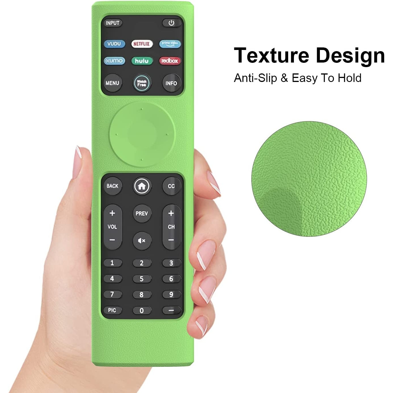 Silicone Case Cover for VIZIO XRT140 WatchFree Smart TV Remote SIKAI CASE