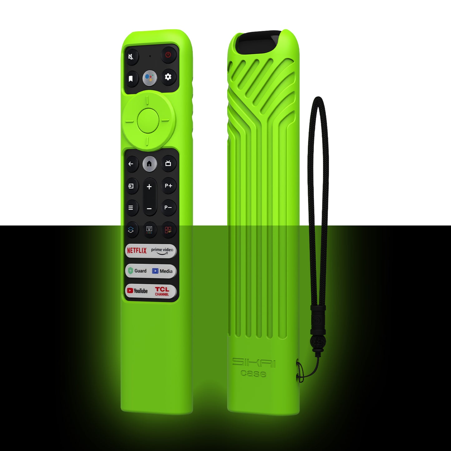 Silicone Cover for TCL RC902V FMR1/RC833(2023) Voice Remote,Shockproof, Skin-Friendly Case for 55R646 55S546 65R646 65S546 75R646 75S546 Series TV Remote SIKAI CASE