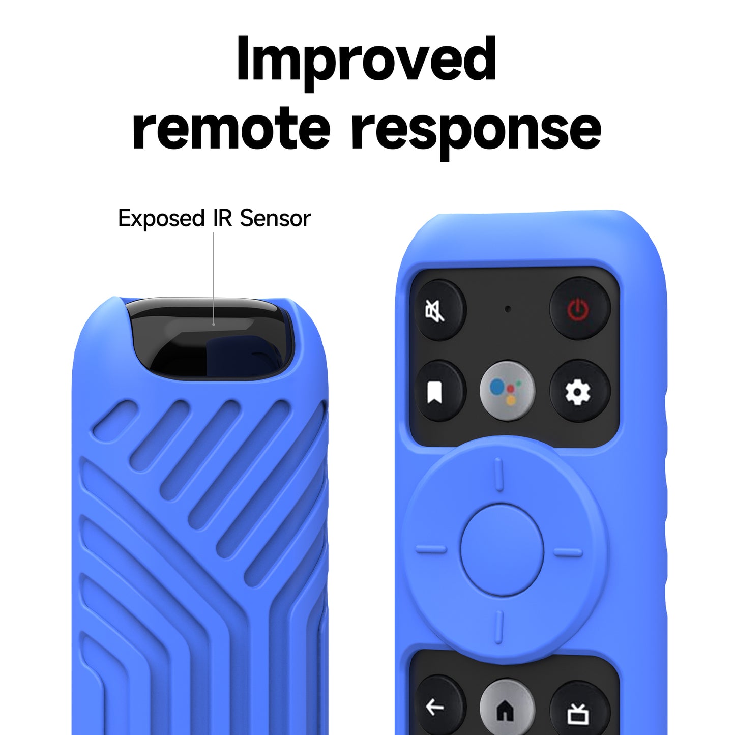 Silicone Cover for TCL RC902V FMR1/RC833(2023) Voice Remote,Shockproof, Skin-Friendly Case for 55R646 55S546 65R646 65S546 75R646 75S546 Series TV Remote SIKAI CASE