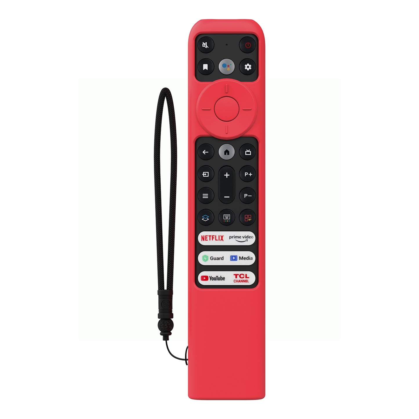 Silicone Cover for TCL RC902V FMR1/RC833(2023) Voice Remote,Shockproof, Skin-Friendly Case for 55R646 55S546 65R646 65S546 75R646 75S546 Series TV Remote SIKAI CASE