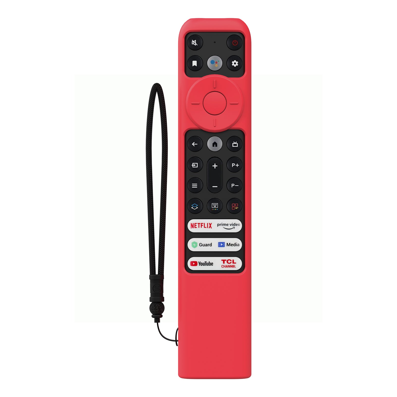 Silicone Cover for TCL RC902V FMR1/RC833(2023) Voice Remote,Shockproof, Skin-Friendly Case for 55R646 55S546 65R646 65S546 75R646 75S546 Series TV Remote SIKAI CASE