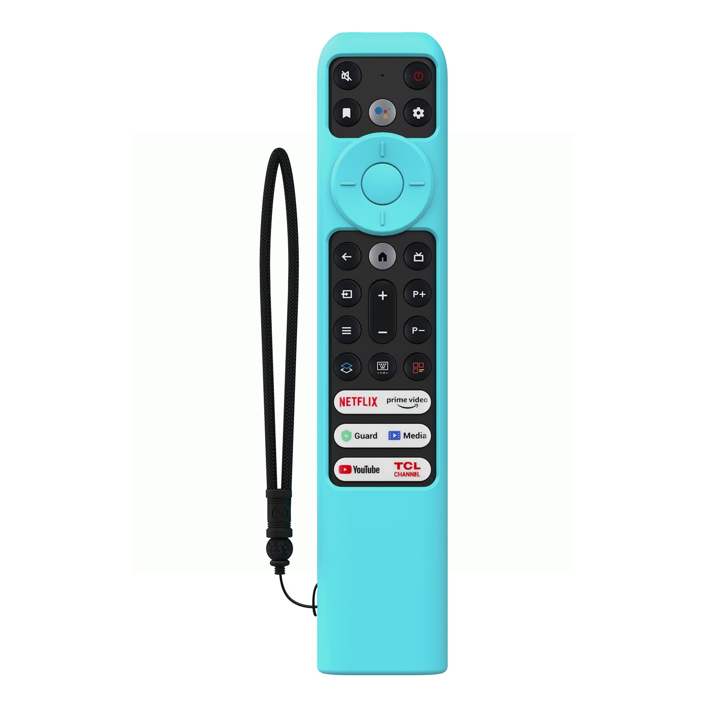 Silicone Cover for TCL RC902V FMR1/RC833(2023) Voice Remote,Shockproof, Skin-Friendly Case for 55R646 55S546 65R646 65S546 75R646 75S546 Series TV Remote SIKAI CASE
