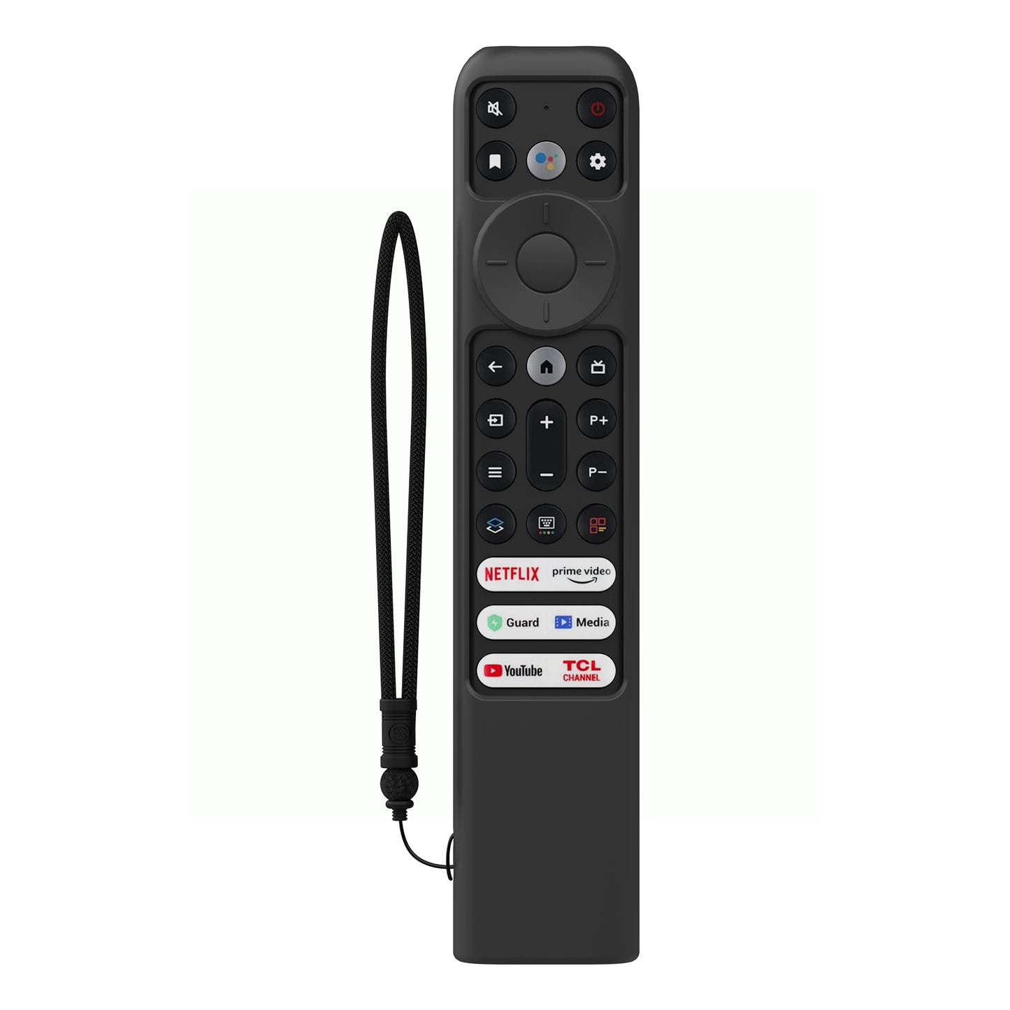 Silicone Cover for TCL RC902V FMR1/RC833(2023) Voice Remote,Shockproof, Skin-Friendly Case for 55R646 55S546 65R646 65S546 75R646 75S546 Series TV Remote SIKAI CASE