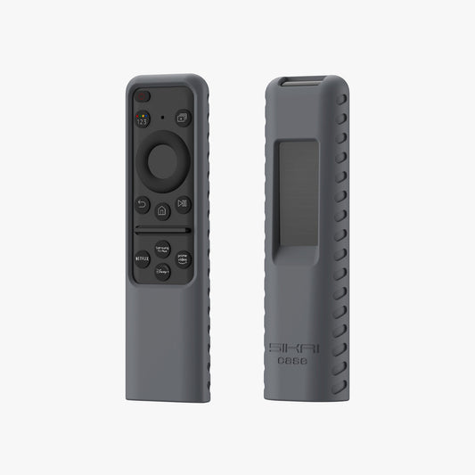 Grey SikaiCase covers fitted to Samsung TM2360E TM2361E SolarCell remotes