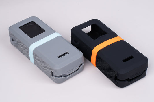 Black and gray SikaiCase silicone cases fitted to Anker Prime Power Bank 26K 300W A110A