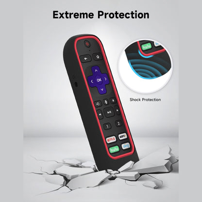 SikaiCase color-block silicone remote cover for Roku Voice Remote Pro RCS01R and Ultra 4800R 4670R - product image 10