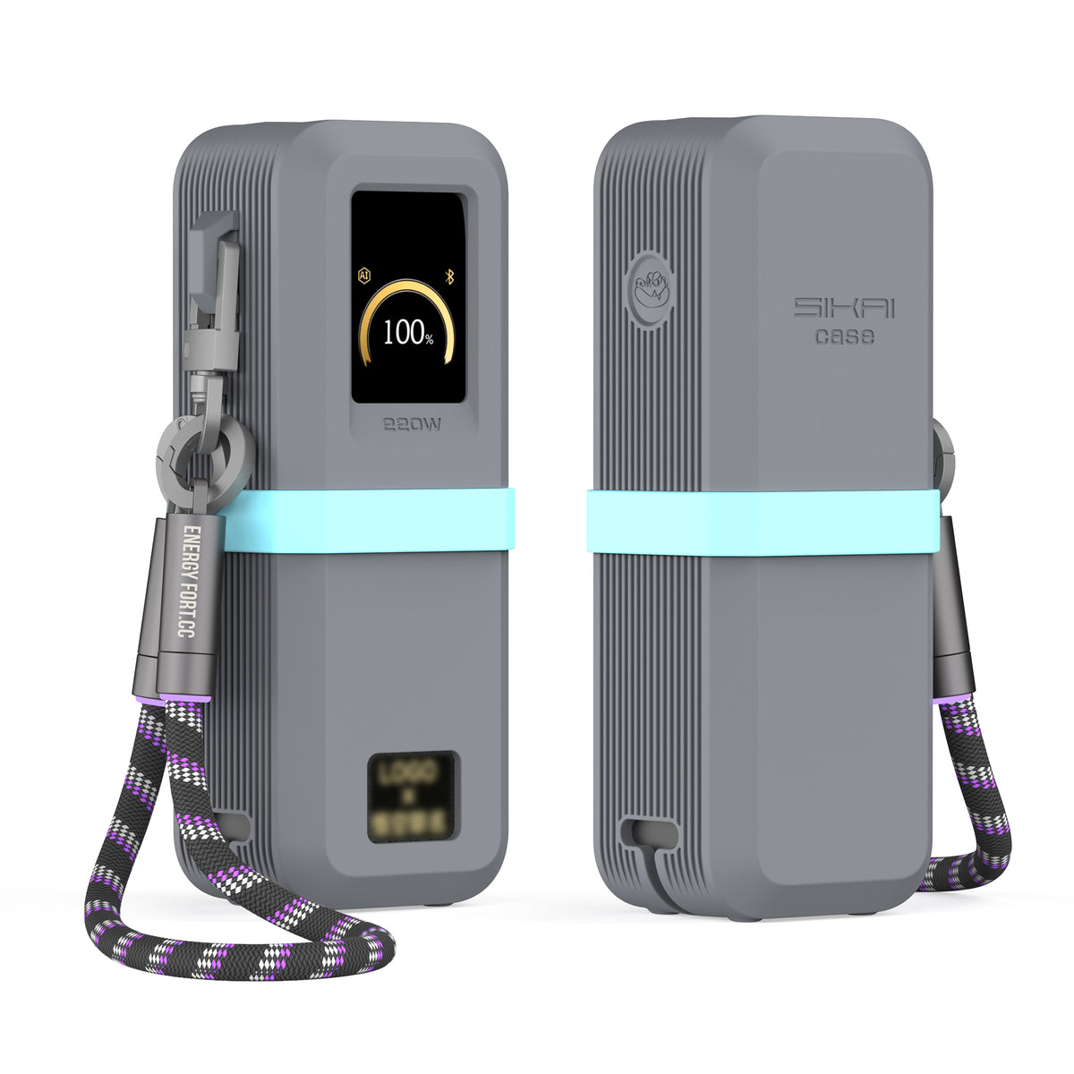 Funda de silicona SikaiCase para Anker Prime Power Bank (20K, 220W) A110B / A110G