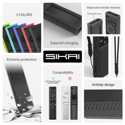 SikaiCase Silicone Remote Cover for Samsung SolarCell Remote (2022)