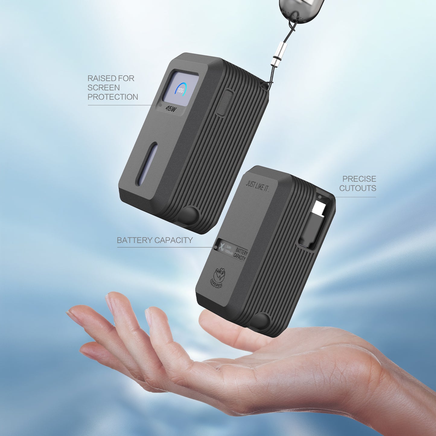 Silicone case for Anker Nano Power Bank 10K 45W A1638