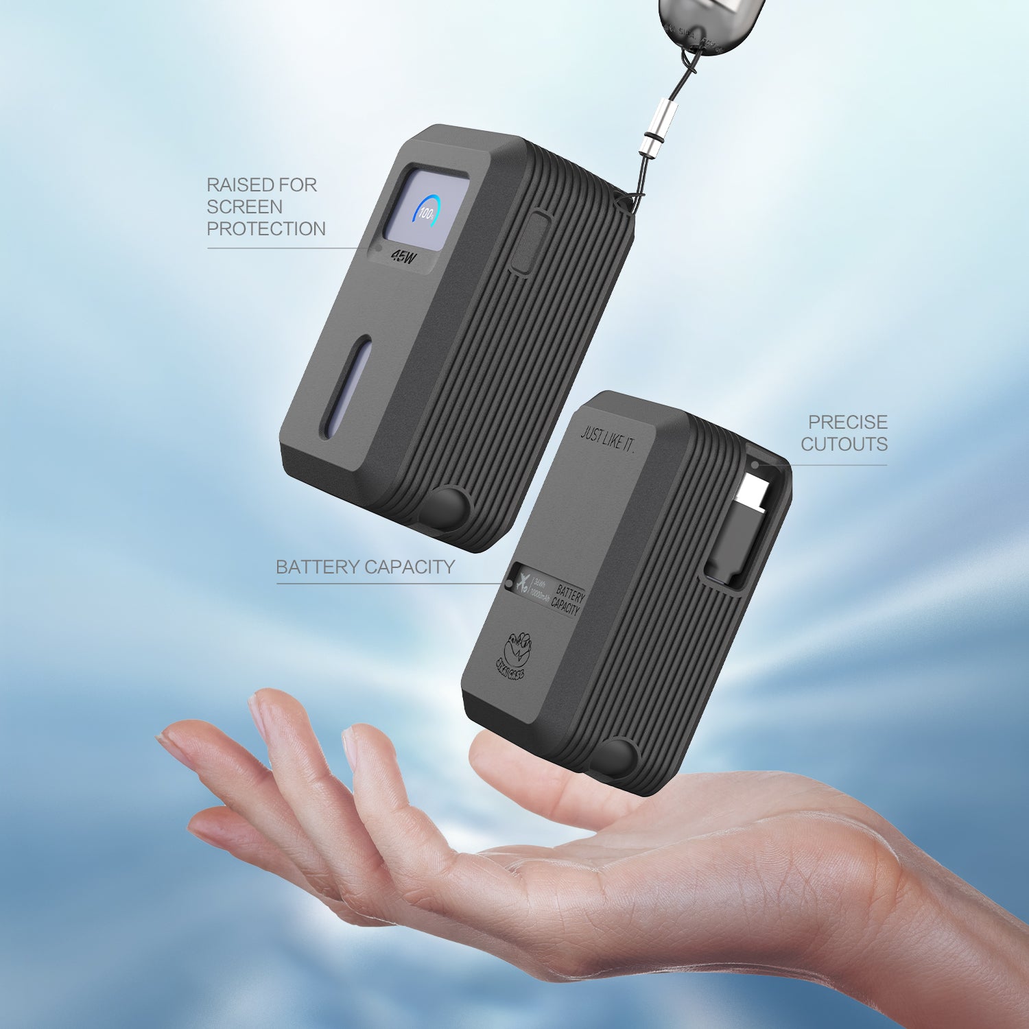 Silicone case for Anker Nano Power Bank 10K 45W A1638