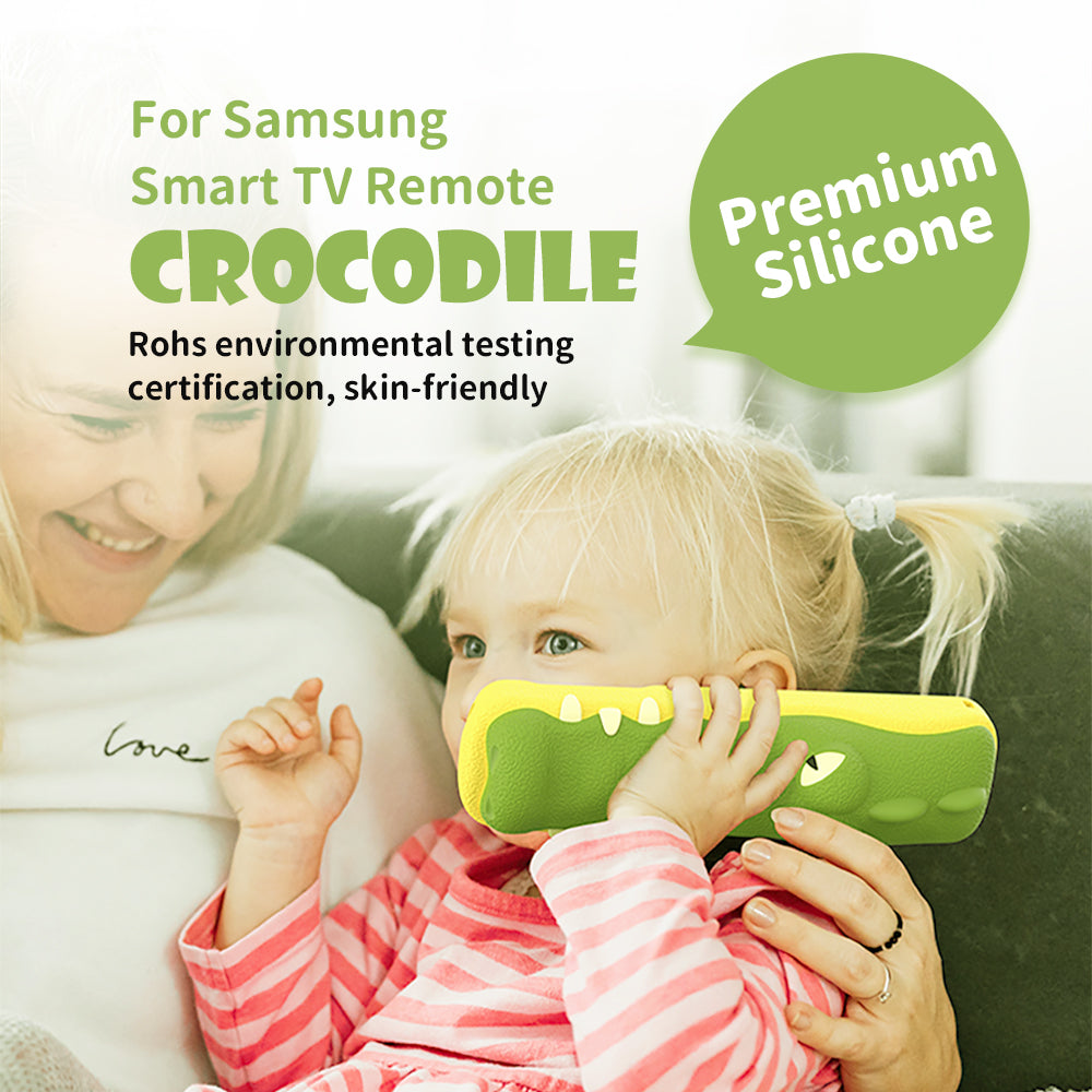 SikaiCase Crocodile Silicone Remote Cover for Samsung Smart TV Remote