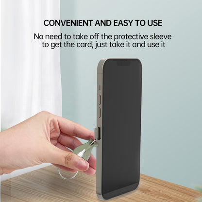 15 Pack SIM Card Tray Eject Pin Removal Tools Needles Opener - SIM Tray Ejector Crocodile Case Protector with Detachable Keychain Charm,Suitable for All iPhone,Samsung and Other Smart Phones - SIKAI CASE