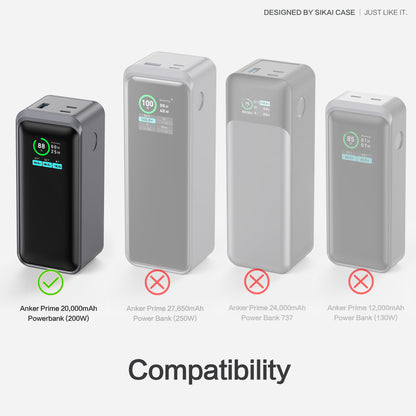 SikaiCase Silicone Case for Anker Prime Power Bank (20K, 200W) A1336