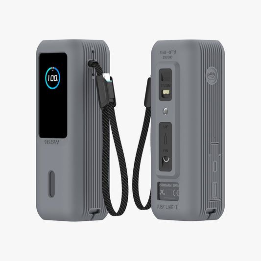 Silicone Case for Anker Laptop Power Bank (25K, 165W) A1695 with SD/SIM Card Storage