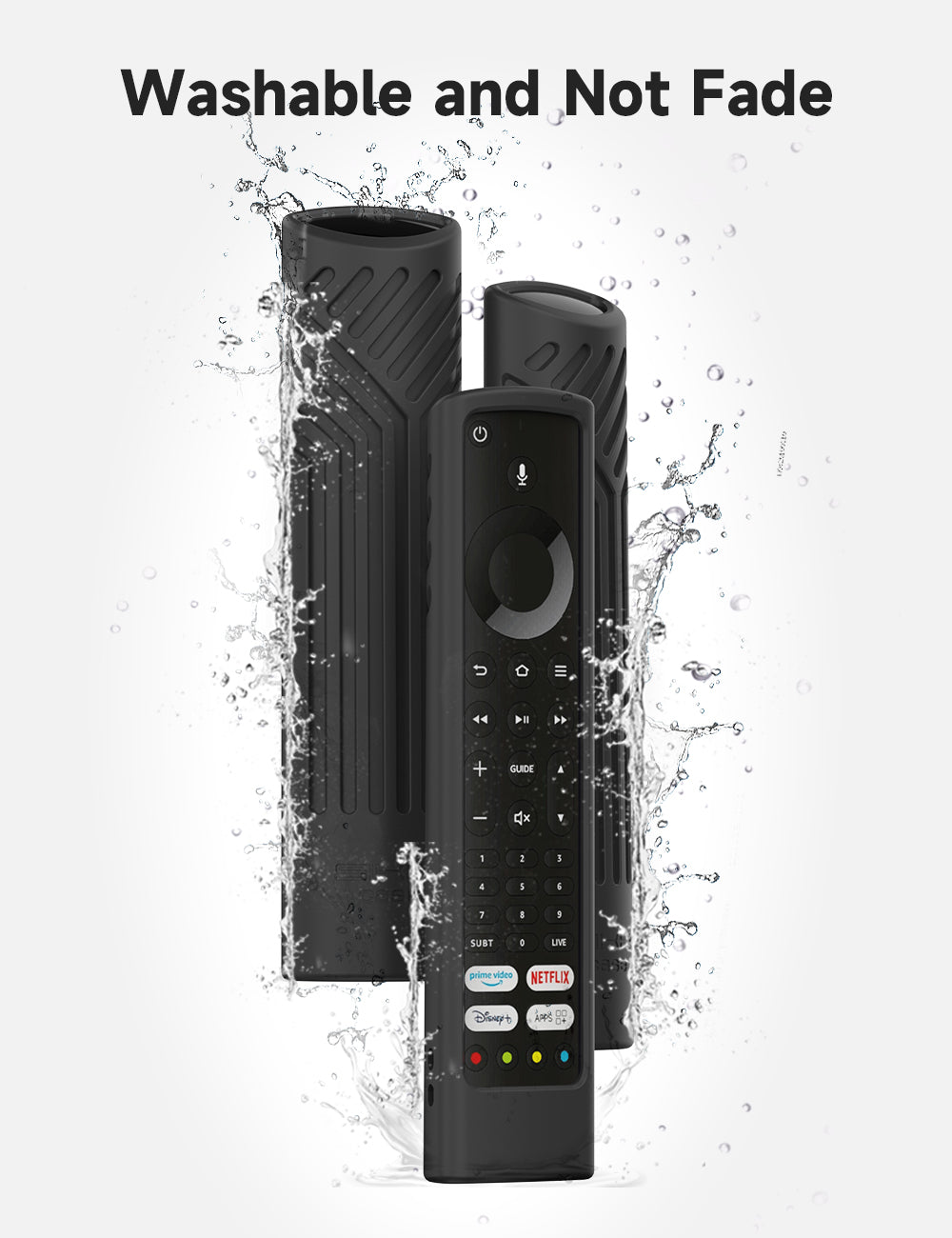 SIKAI-funda de silicona para mando a distancia para Xiaomi Mi TV Stick 4K, Protector de mando a distancia suave para MI TV P1, versión rusa