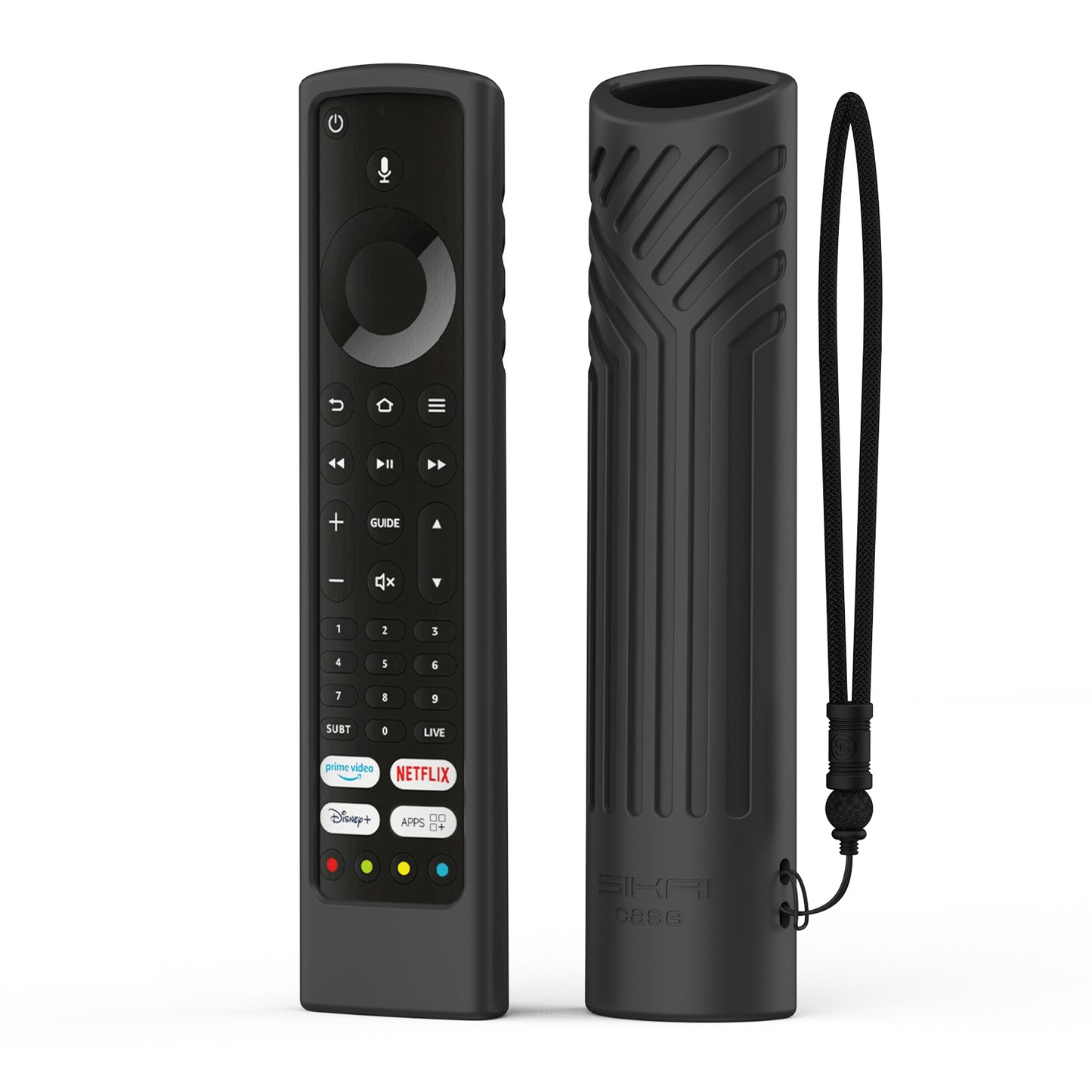SIKAI-funda de silicona para mando a distancia para Xiaomi Mi TV Stick 4K, Protector de mando a distancia suave para MI TV P1, versión rusa