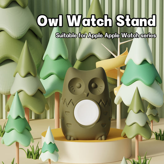 Owl Charger Stand For Apple Watch Series Ultra/8/7/6/SE/5/4/3/2 Desk Holder Bracket For Samsung Galaxy Watch 5/5 Pro Accessories