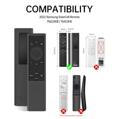 SikaiCase Silicone Remote Cover for Samsung SolarCell Remote (2022)