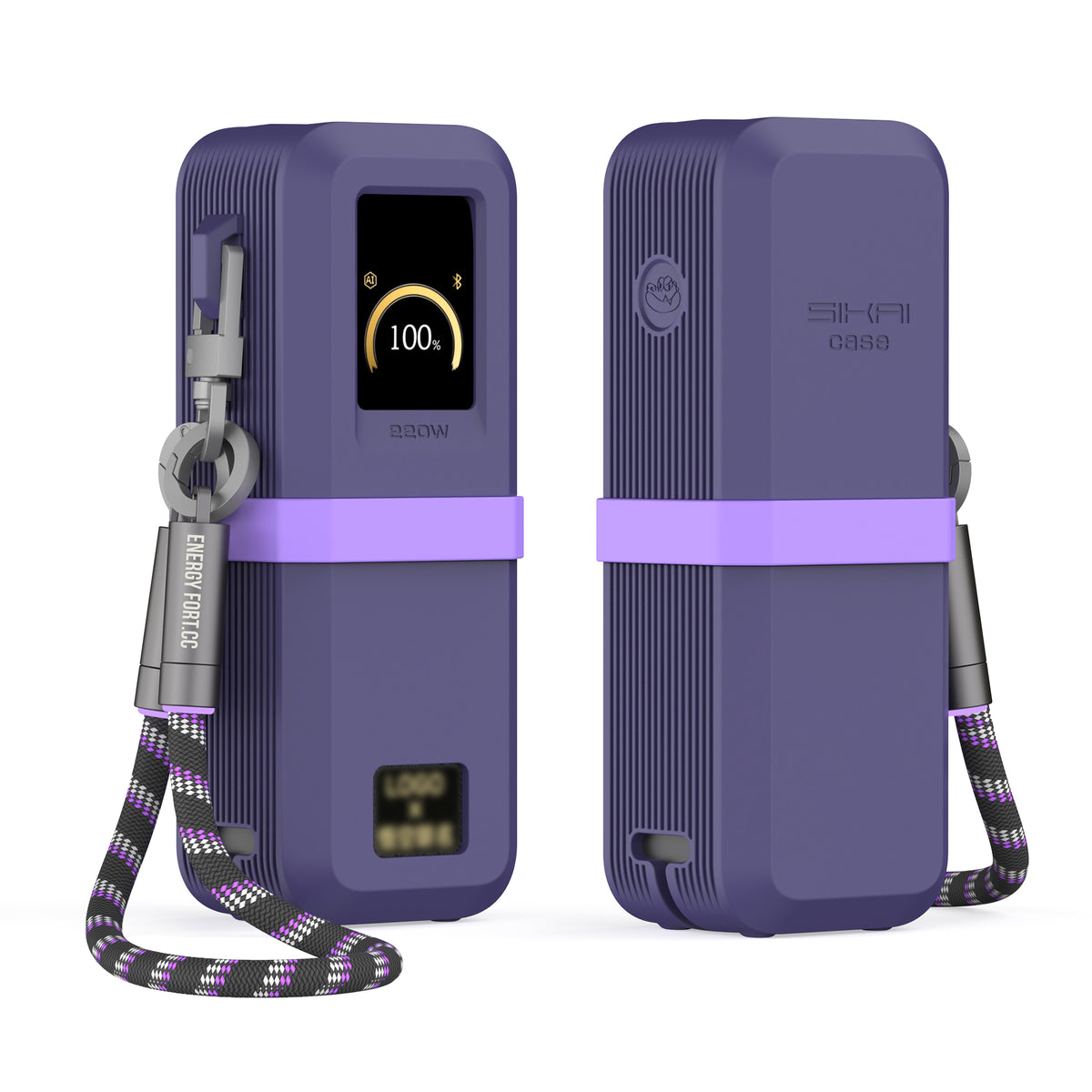 Funda de silicona SikaiCase para Anker Prime Power Bank (20K, 220W) A110B / A110G
