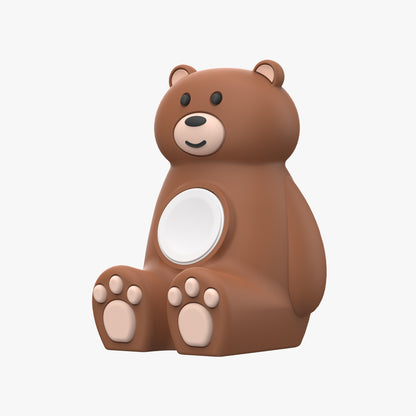 SikaiCase Silicone Bear Watch Charger Stand for Apple Watch