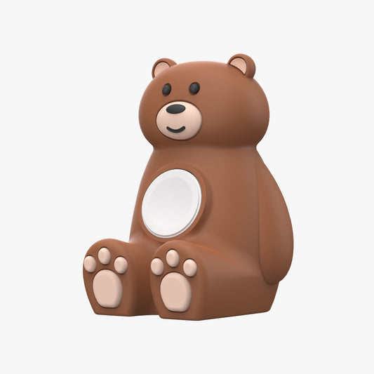 SikaiCase Silicone Bear Watch Charger Stand for Apple Watch