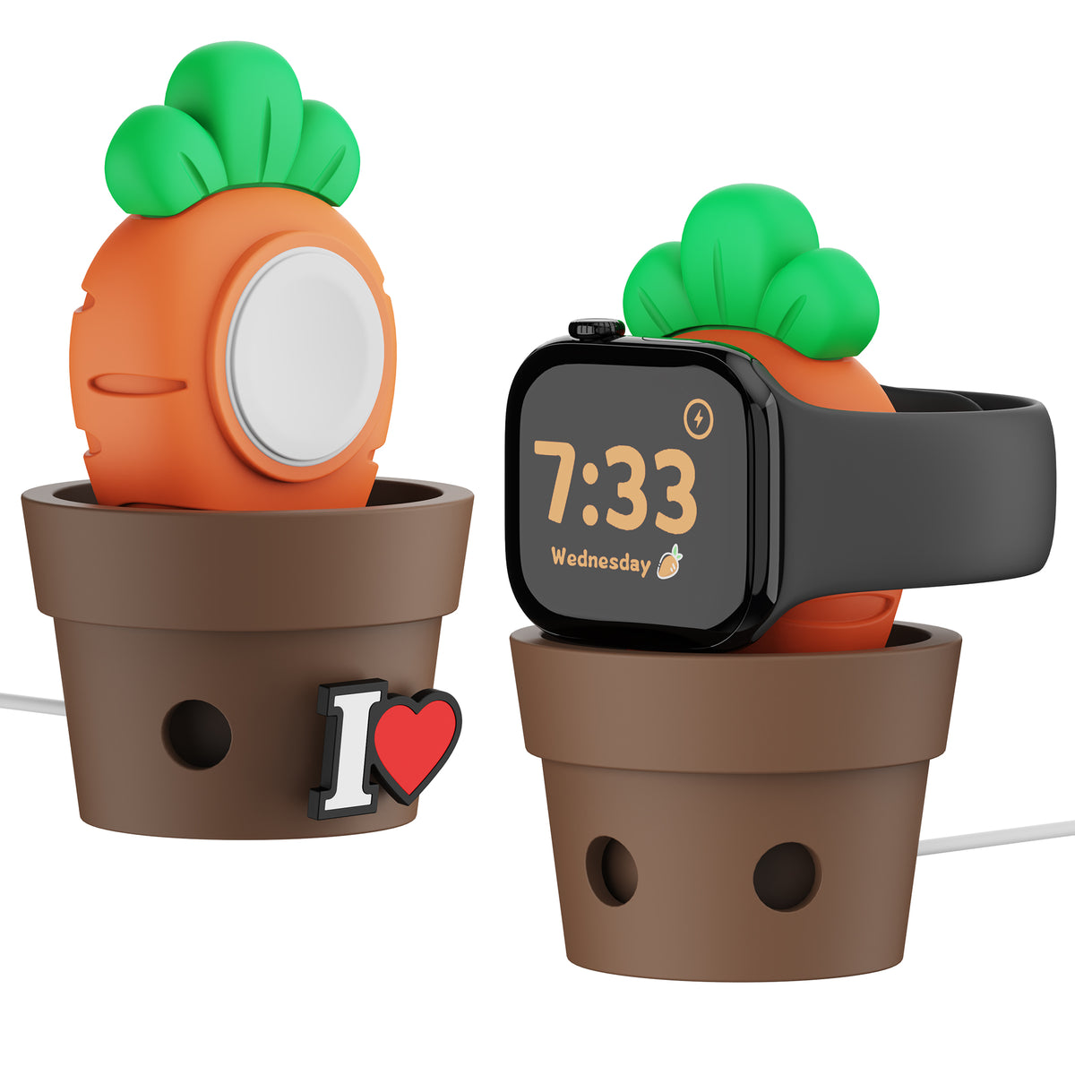 SikaiCase Potted Plant Charger Stand for Apple Watch