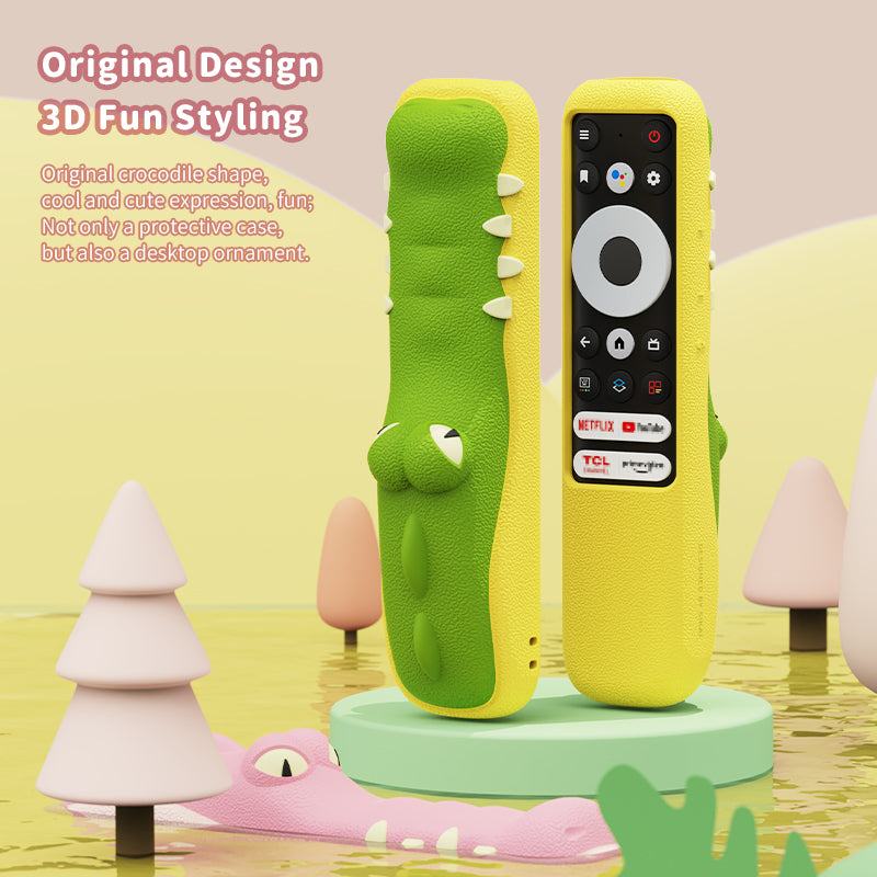 SikaiCase crocodile silicone remote cover for TCL RC902N FMR1 - product image 10