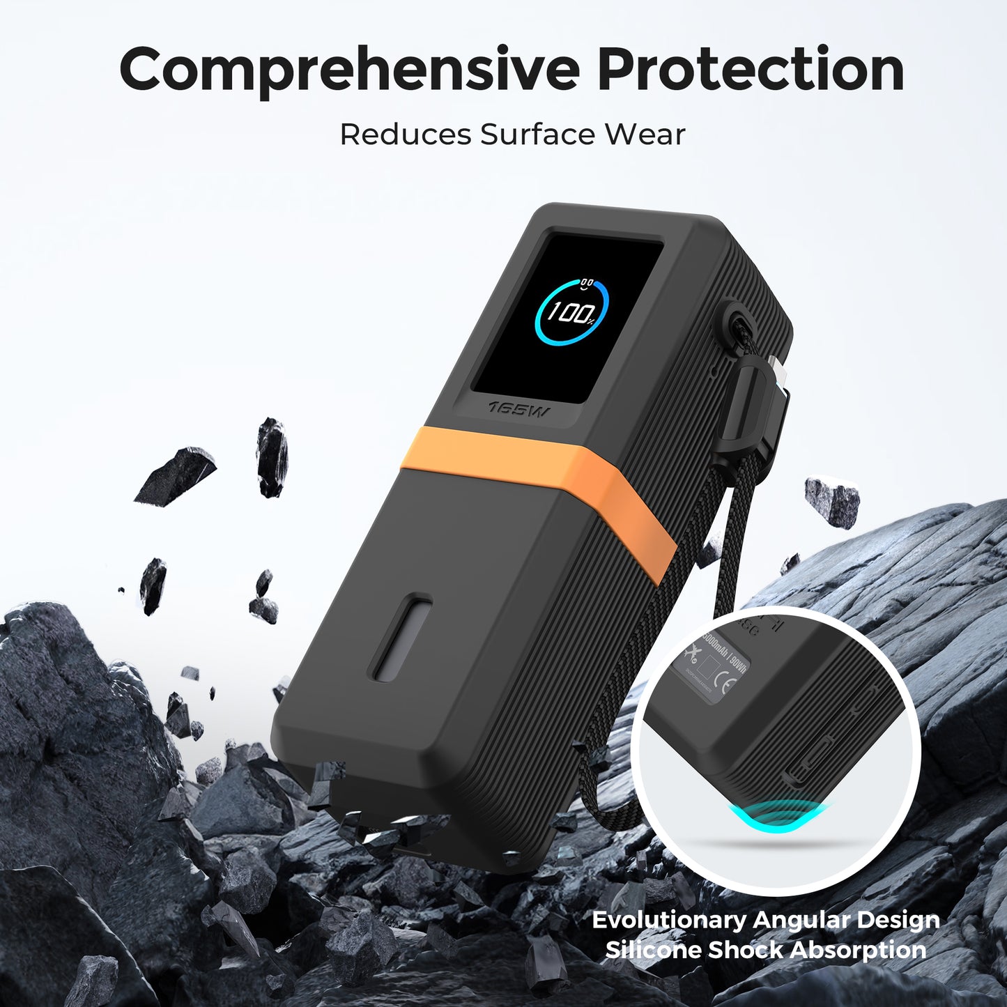 SikaiCase Silicone Case for Anker Laptop Power Bank (25K, 165W) A1695