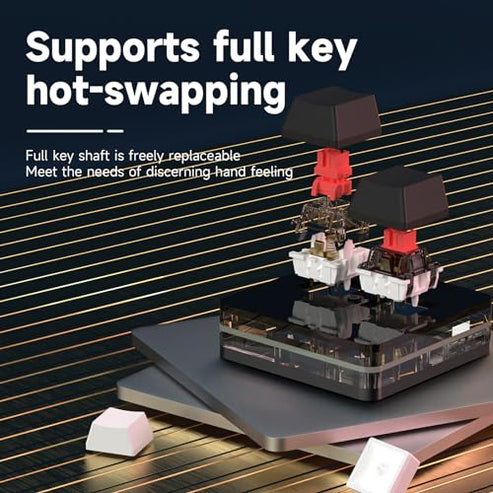 2-Key Copy Paste Keyboard, OSU Keypad - One-Handed Backlit Mini USB ...