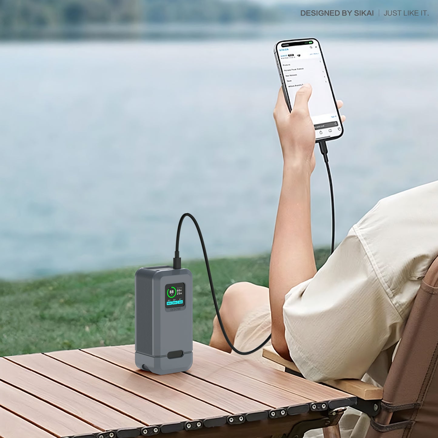 SikaiCase Silicone Case for Anker Prime Power Bank (20K, 200W) A1336