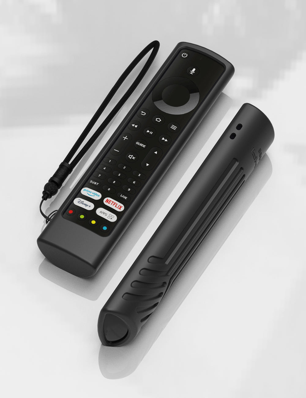 SIKAI-funda de silicona para mando a distancia para Xiaomi Mi TV Stick 4K, Protector de mando a distancia suave para MI TV P1, versión rusa