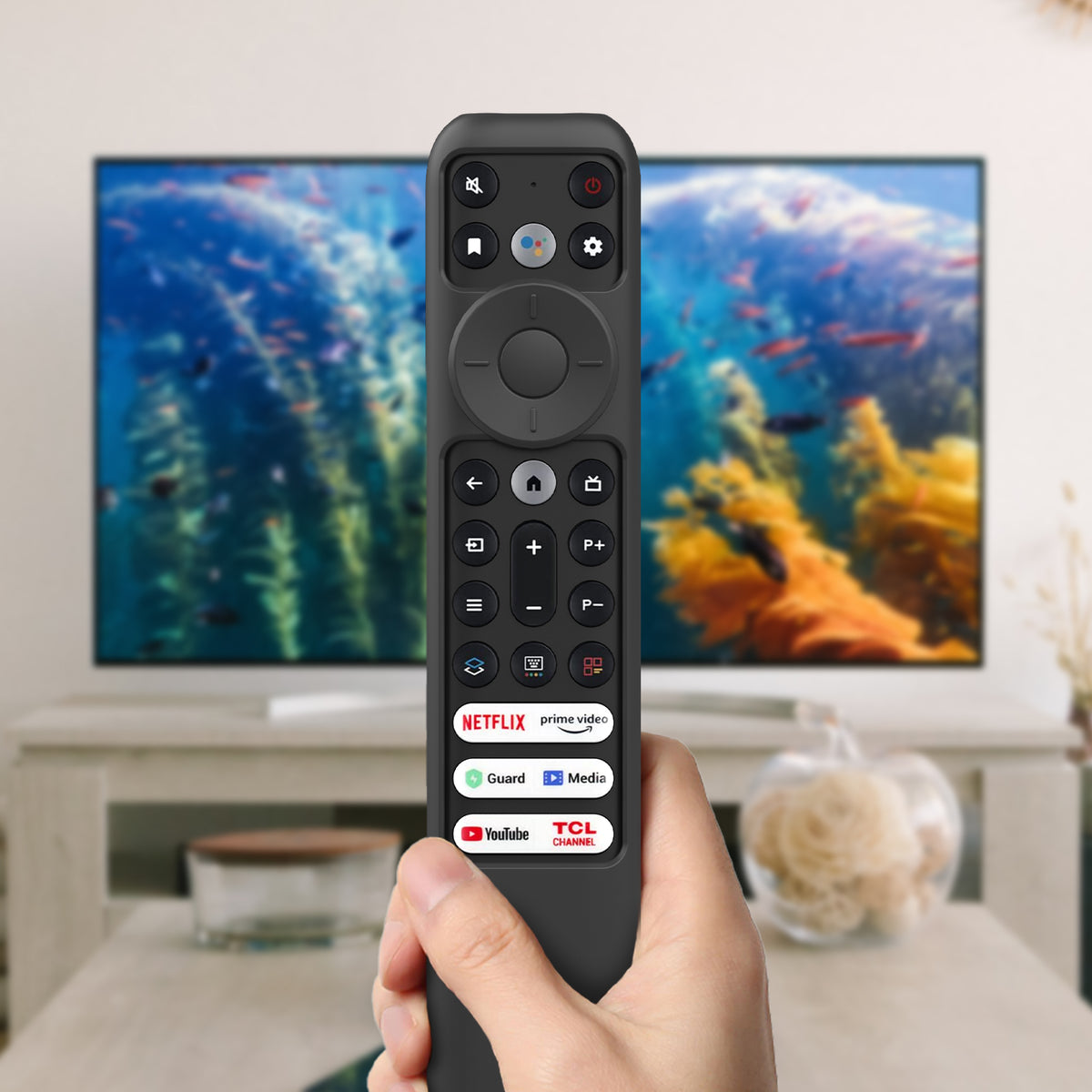 SikaiCase silicone remote cover for TCL RC902V RC833 RC923 voice remote - product image 5