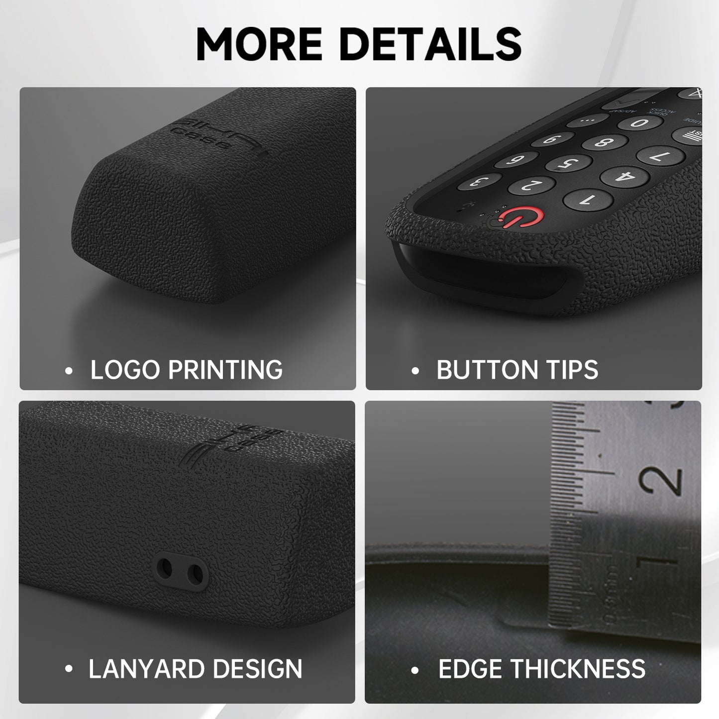 SikaiCase Silicone Remote Cover for LG MR21 / MR22 / MR23 / MR24 Magic Remote