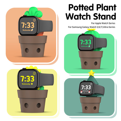 SikaiCase Potted Plant Charger Stand for Apple Watch